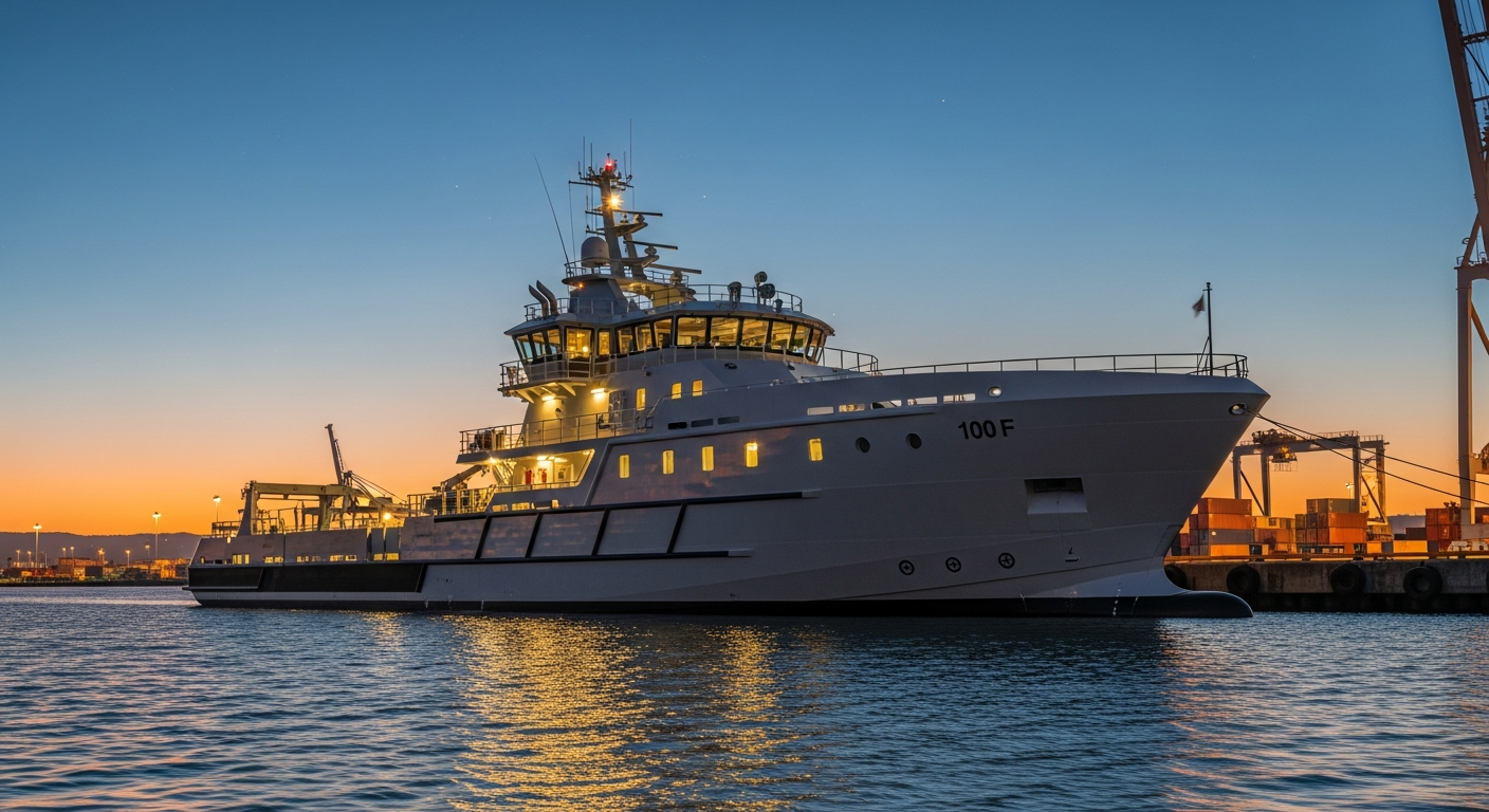 105-foot high-speed aluminum crew transfer vessel