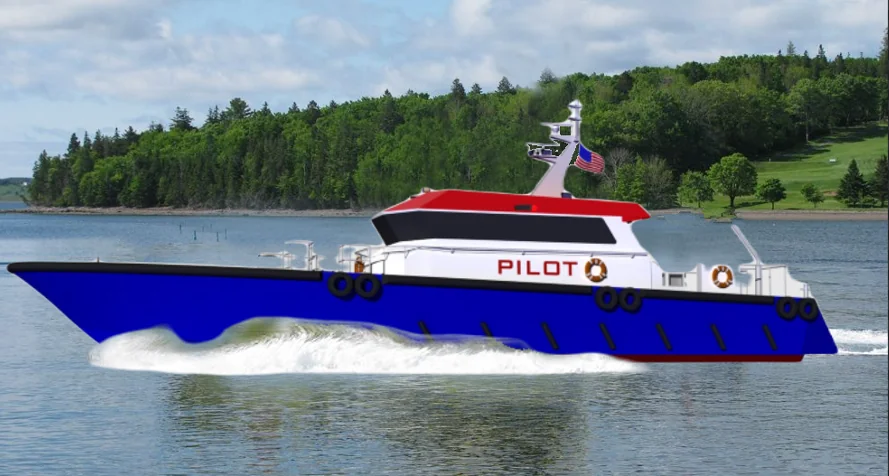 Hull #1774 San Jacinto – Houston Pilots design rendering