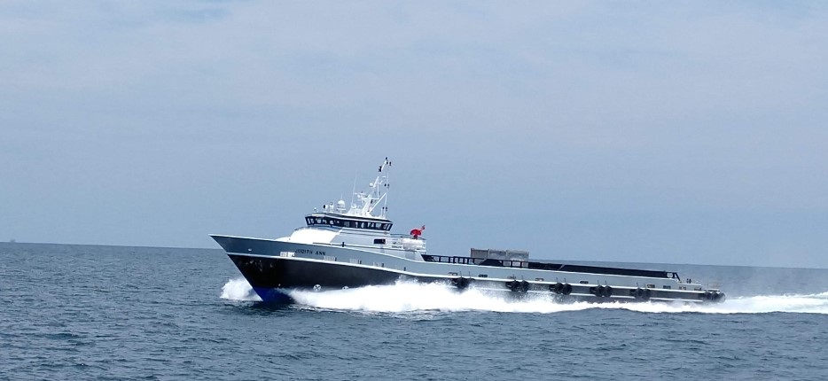 Breaux's Bay Craft vessel at dock